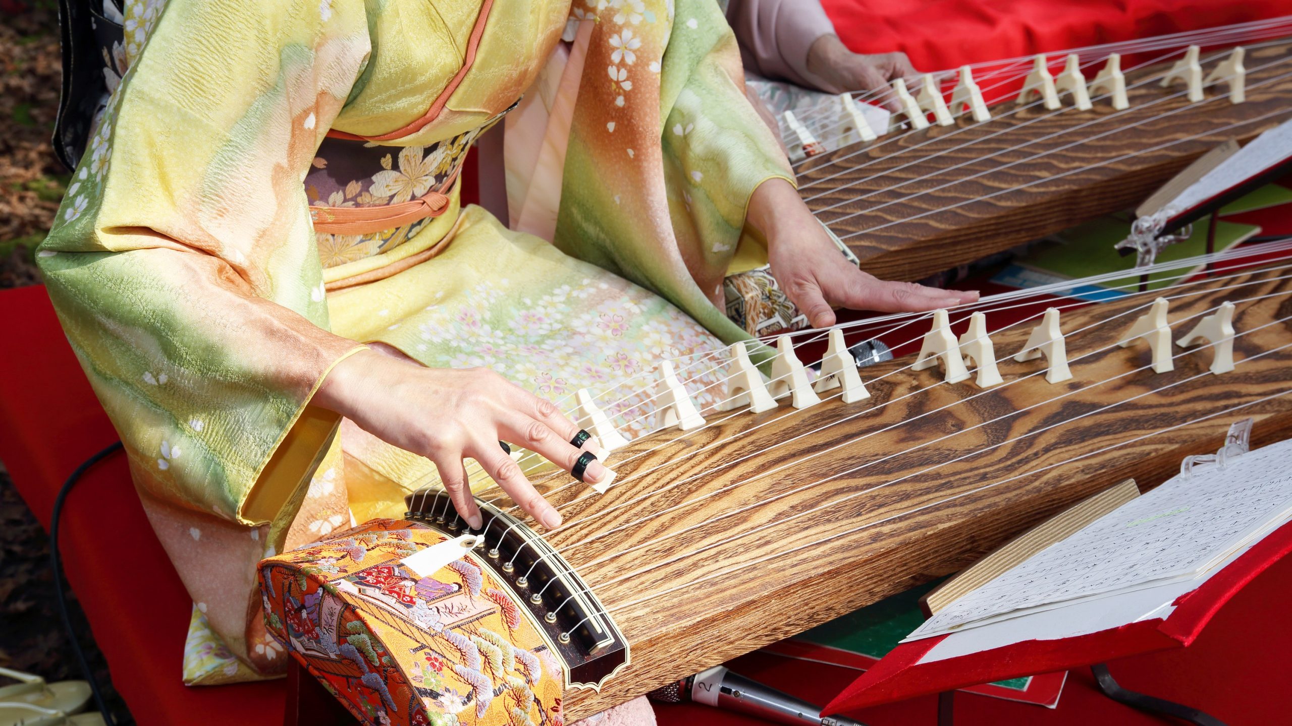 Koto — the thirteen-string instrument that anchors Japanese chamber music