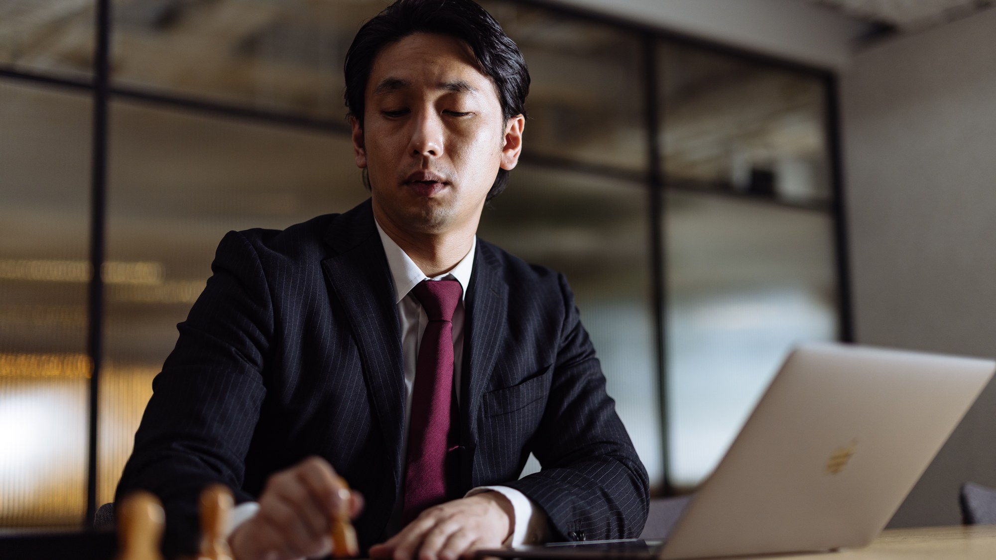 Salaryman — the suit-and-briefcase archetype postwar Japan built around